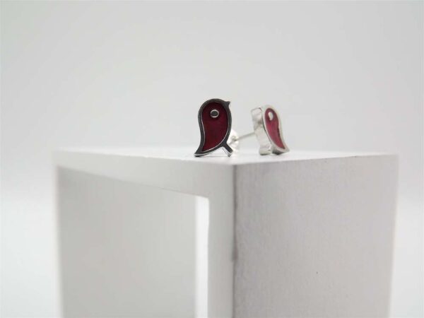 Sandbird Studs in Red by Koa