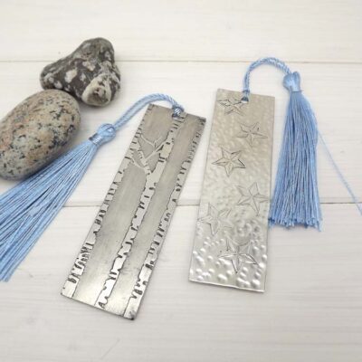 Pewter bookmarks by Quirky Metals