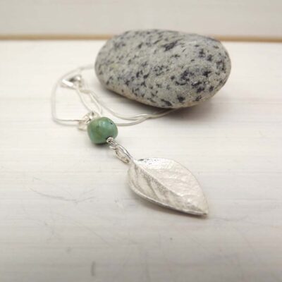 ‘Silver Leaf’ pendant by Mangojuice