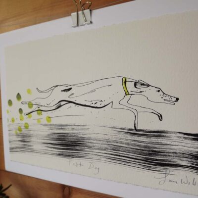 ‘Fast Dog’ open edition print by Sam Wilson