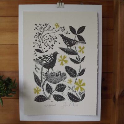 ‘Hedgerow’ open edition print by Sam Wilson