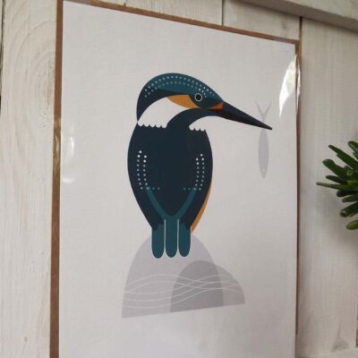 Open edition prints by Dee Beale ‘Kingfisher’