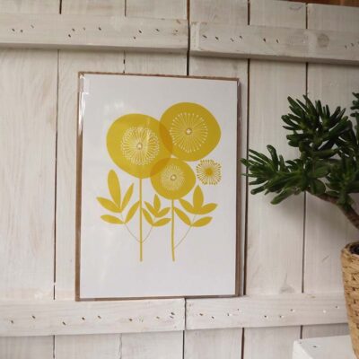 Open edition prints by Dee Beale ‘Yellow Poppies’’